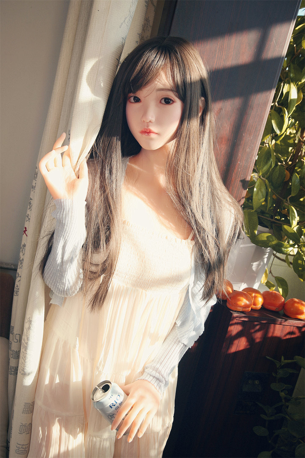 Kalk sexpuppe (SHEDOLL 158 cm C-cup #SH015 TPE+Silikon)