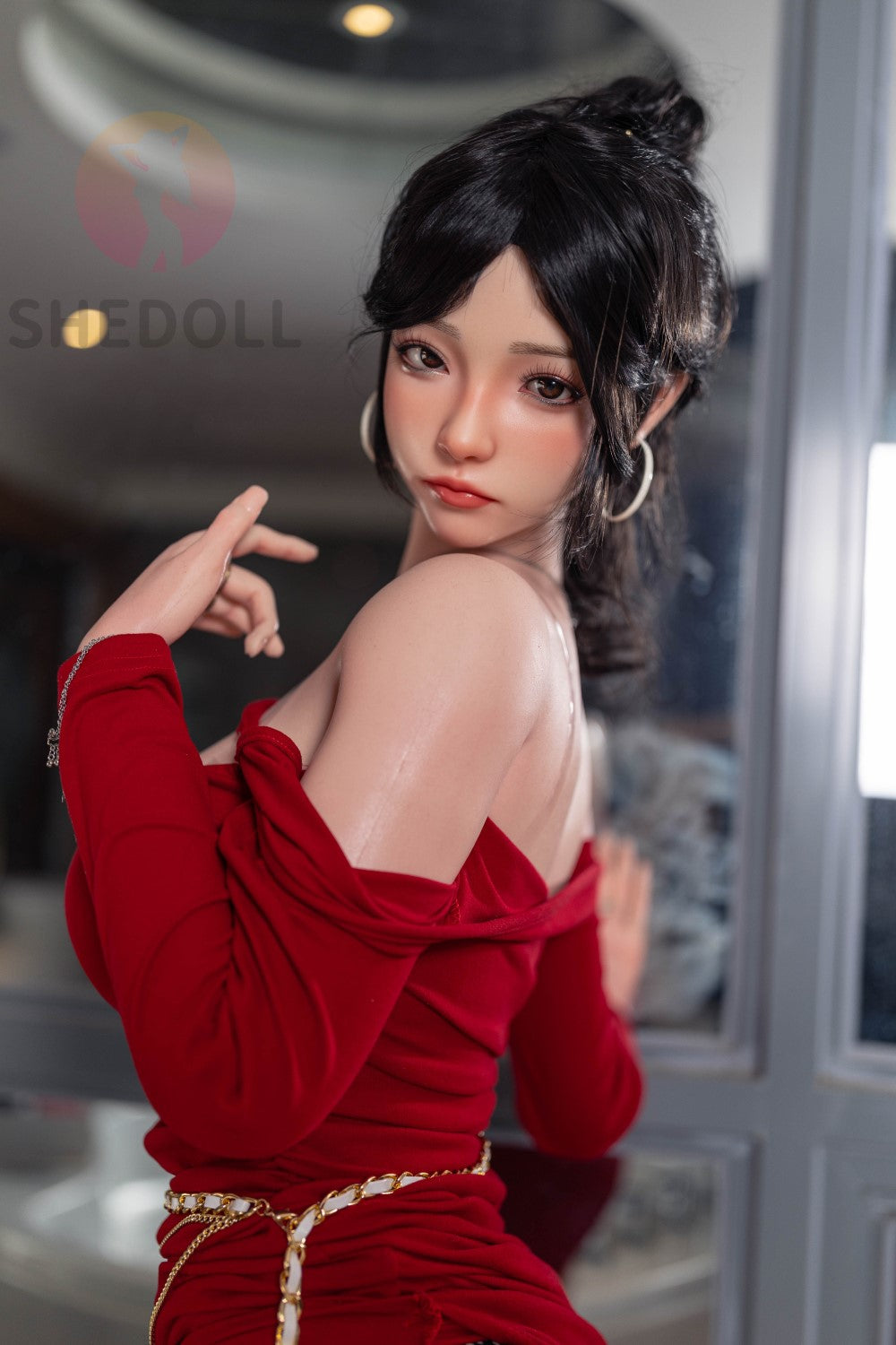 Rose sexpuppe (SHEDOLL 165cm E-cup #SH051 2.0 Silikon)