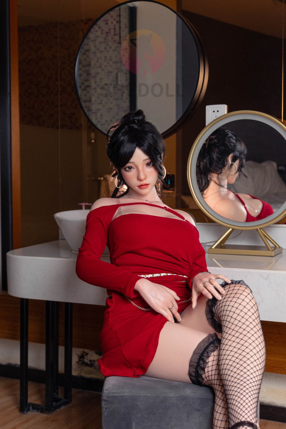 Rose sexpuppe (SHEDOLL 165cm E-cup #SH051 2.0 Silikon)