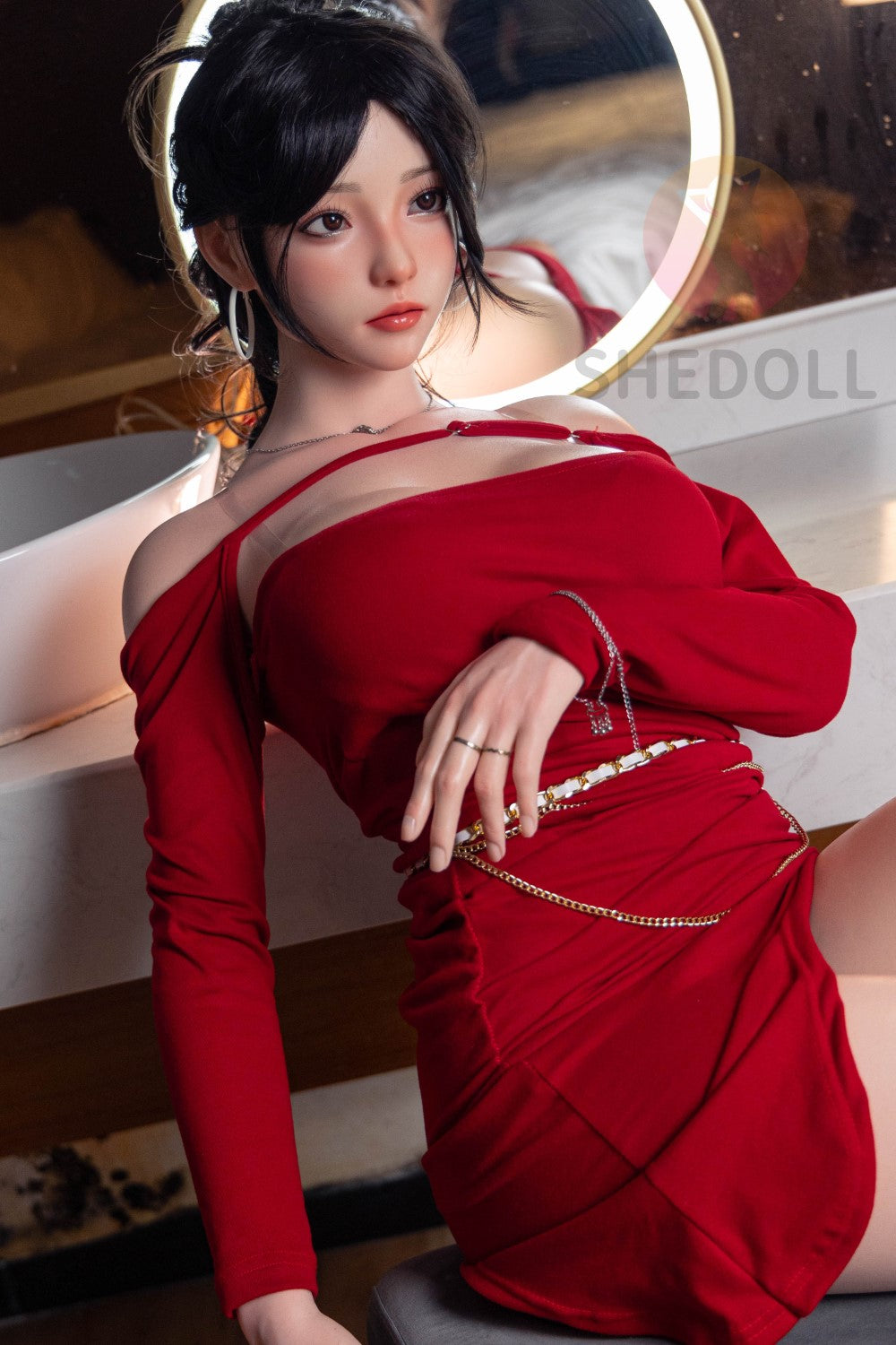 Rose sexpuppe (SHEDOLL 165cm E-cup #SH051 2.0 Silikon)