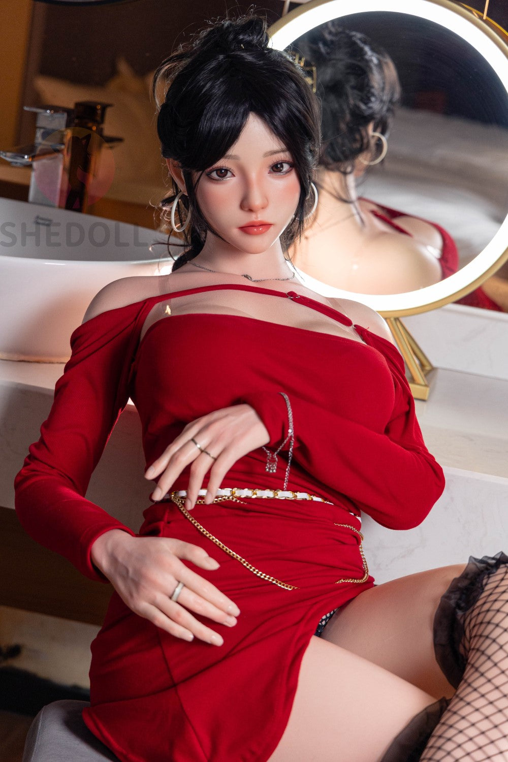 Rose sexpuppe (SHEDOLL 165cm E-cup #SH051 2.0 Silikon)