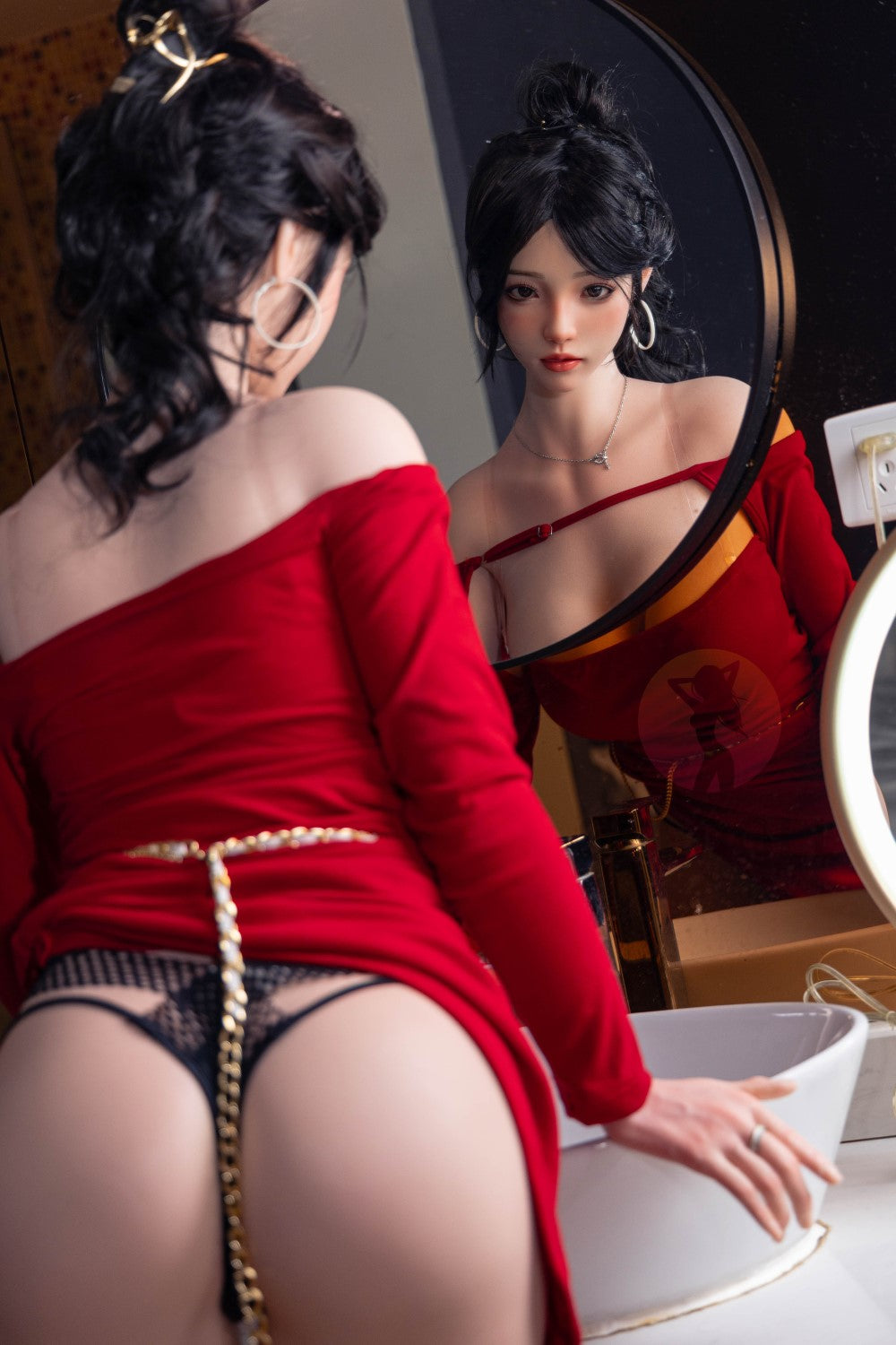 Rose sexpuppe (SHEDOLL 165cm E-cup #SH051 2.0 Silikon)