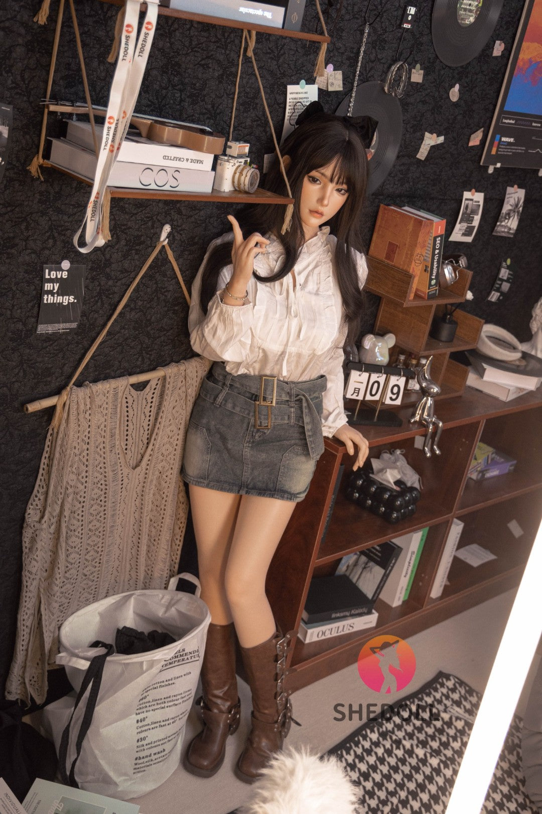 Vesper sexpuppe (SHEDOLL 158 cm C-cup #SH155 Silikon)