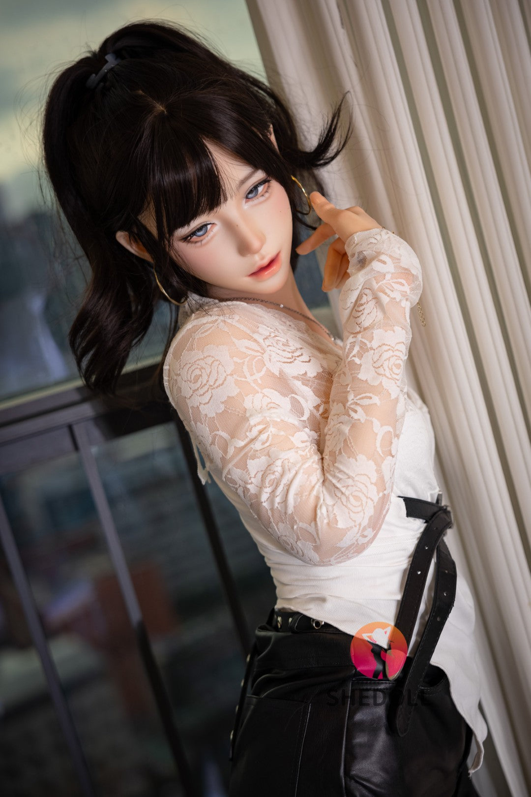 Lina sexpuppe (SHEDOLL 152 cm a-cup #SH202 2.0 Silikon)