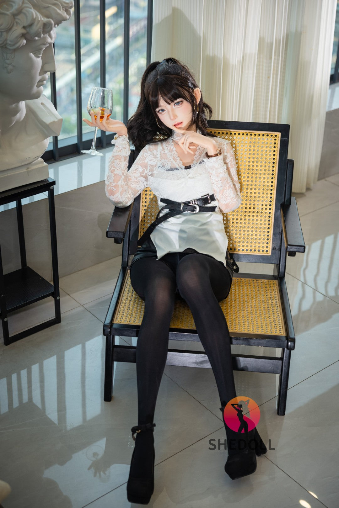 Lina sexpuppe (SHEDOLL 152 cm a-cup #SH202 2.0 Silikon)