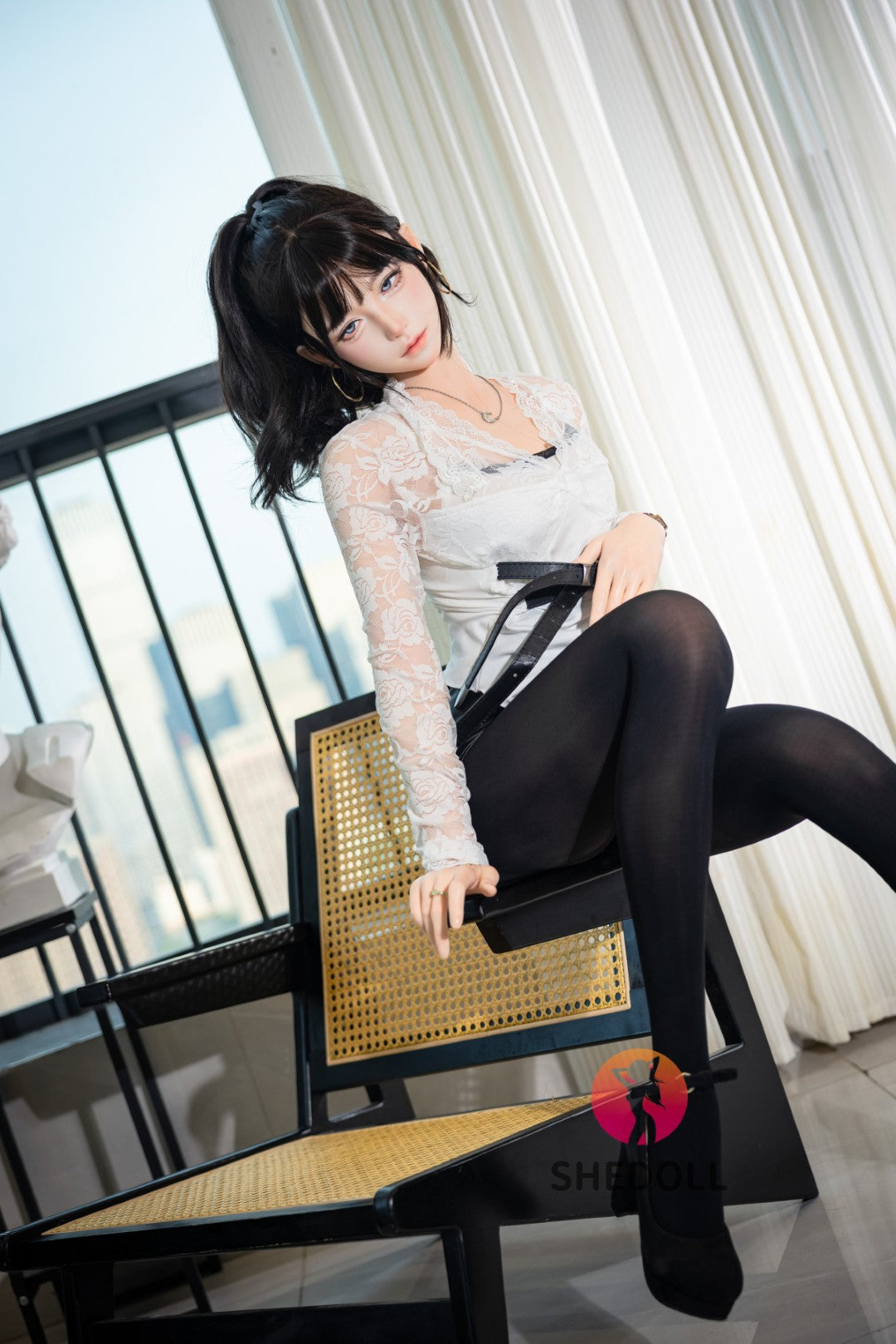 Lina sexpuppe (SHEDOLL 152 cm a-cup #SH202 2.0 Silikon)