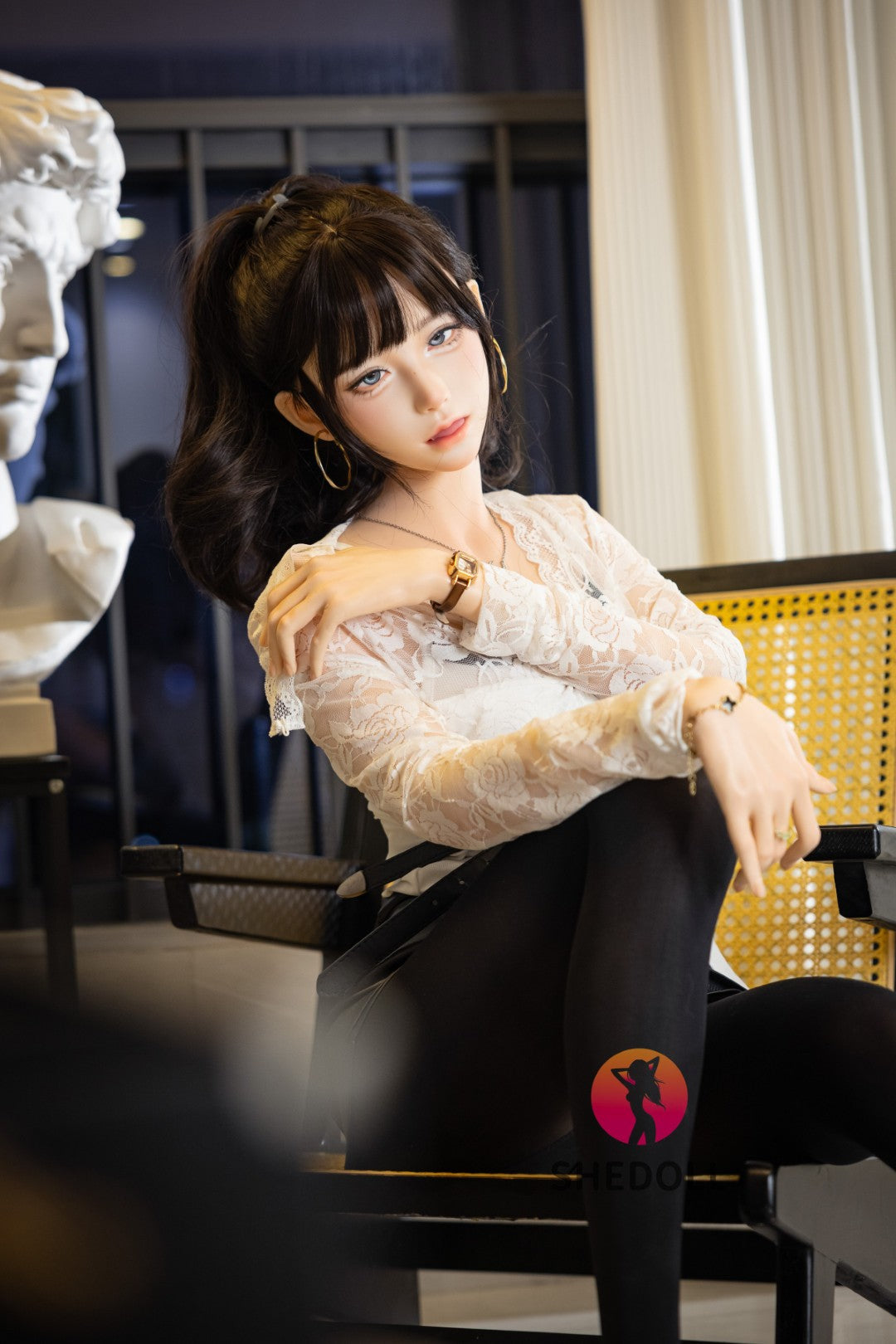 Lina sexpuppe (SHEDOLL 152 cm a-cup #SH202 2.0 Silikon)