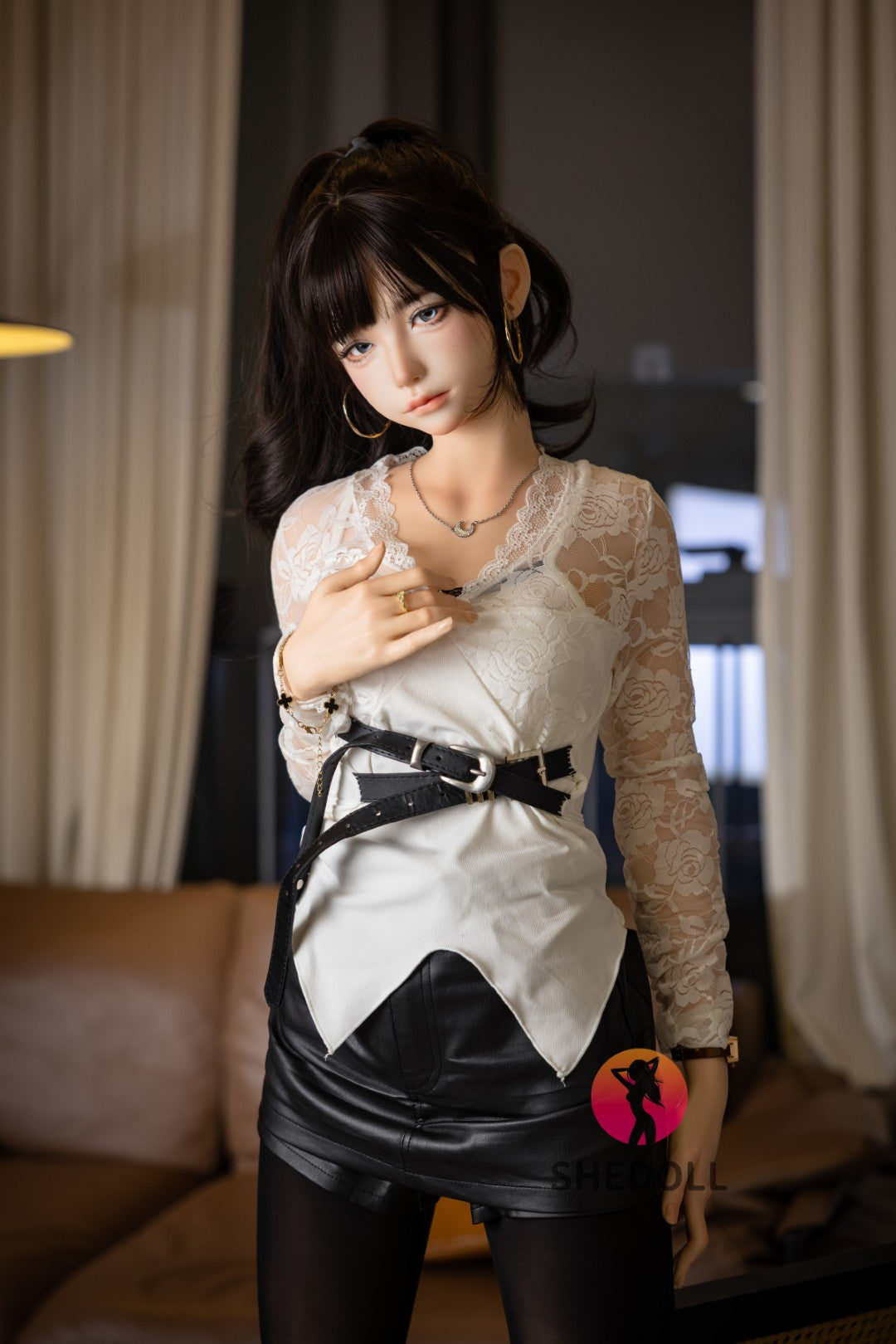 Lina sexpuppe (SHEDOLL 152 cm a-cup #SH202 2.0 Silikon)
