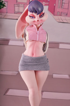 Lori Bunny sexpuppe (Climax Doll Mini 70 cm C-cup Silikon)