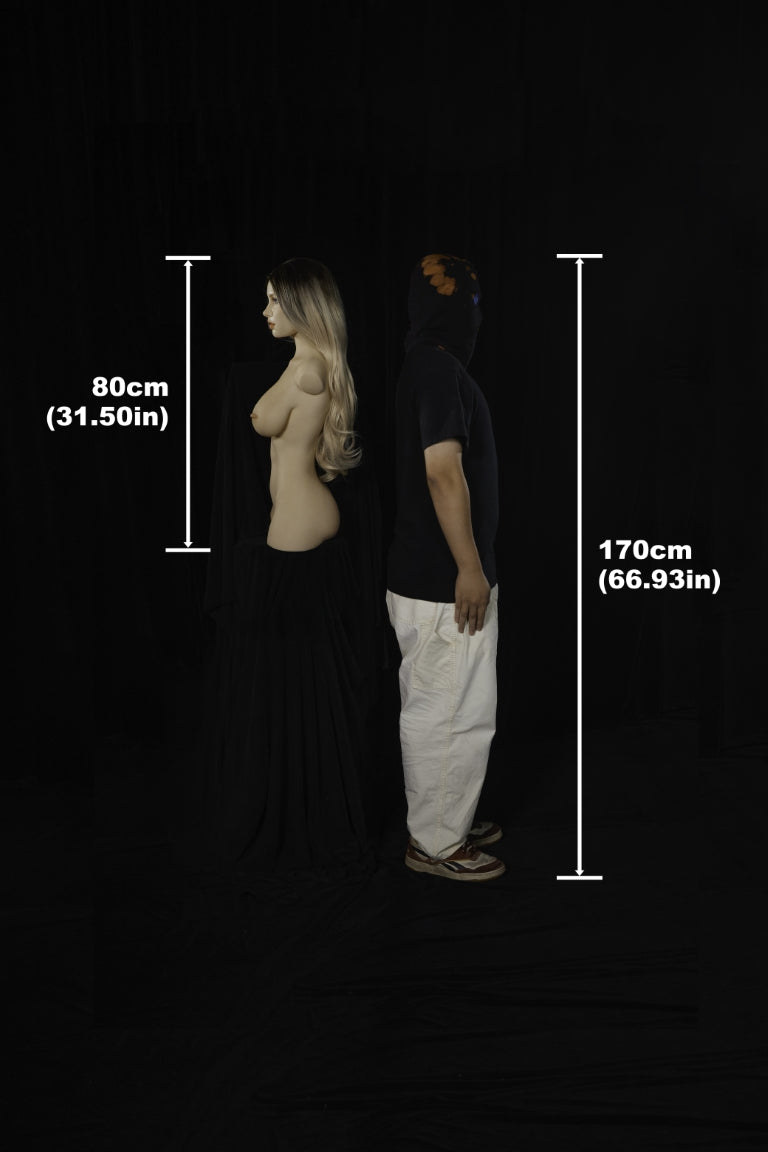 Miko Torso sexpuppe (Climax Doll ULW 80cm E-cup Silikon)