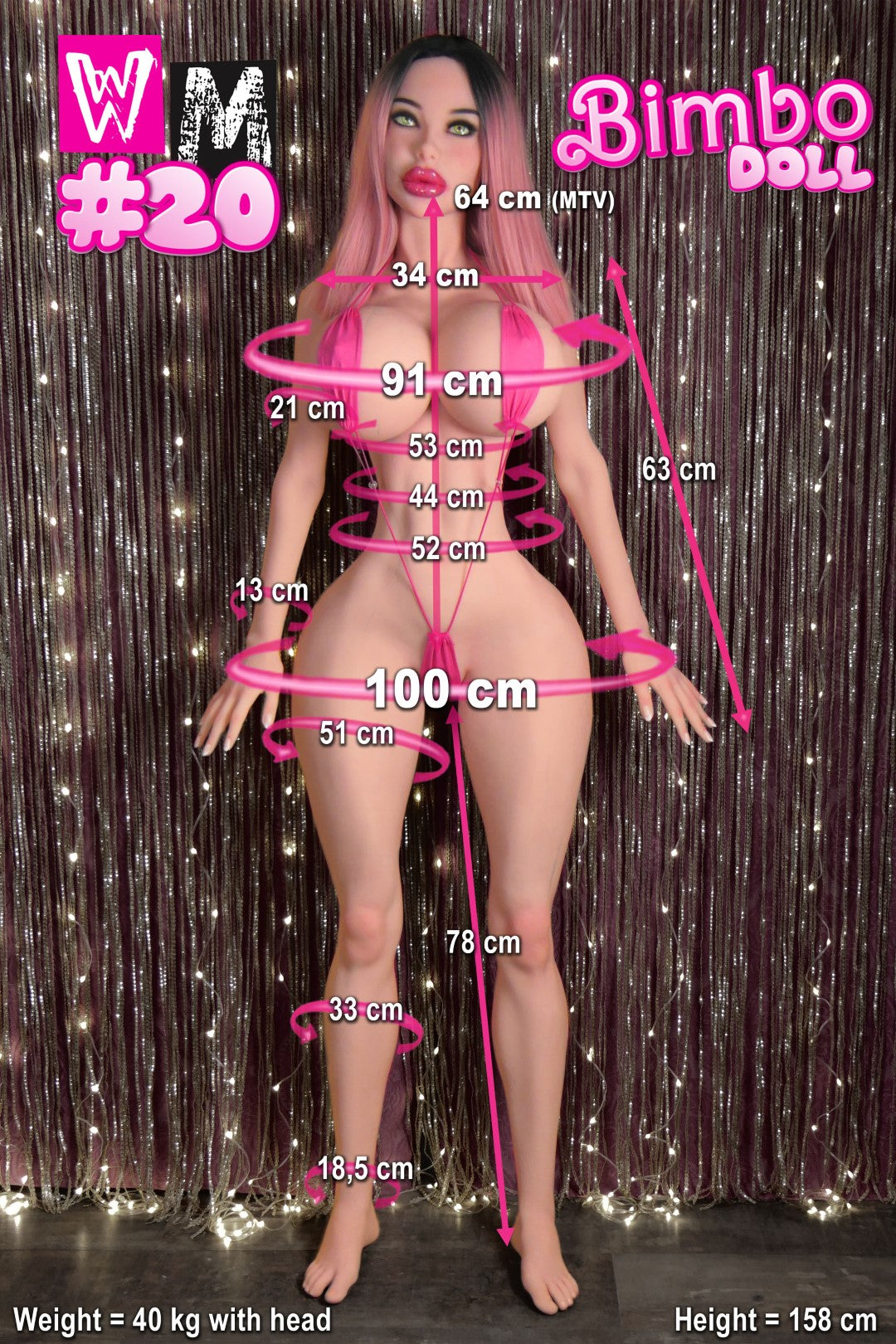 Bimbo sexpuppe (WM-Doll 158 cm k-cup #496 tpe)