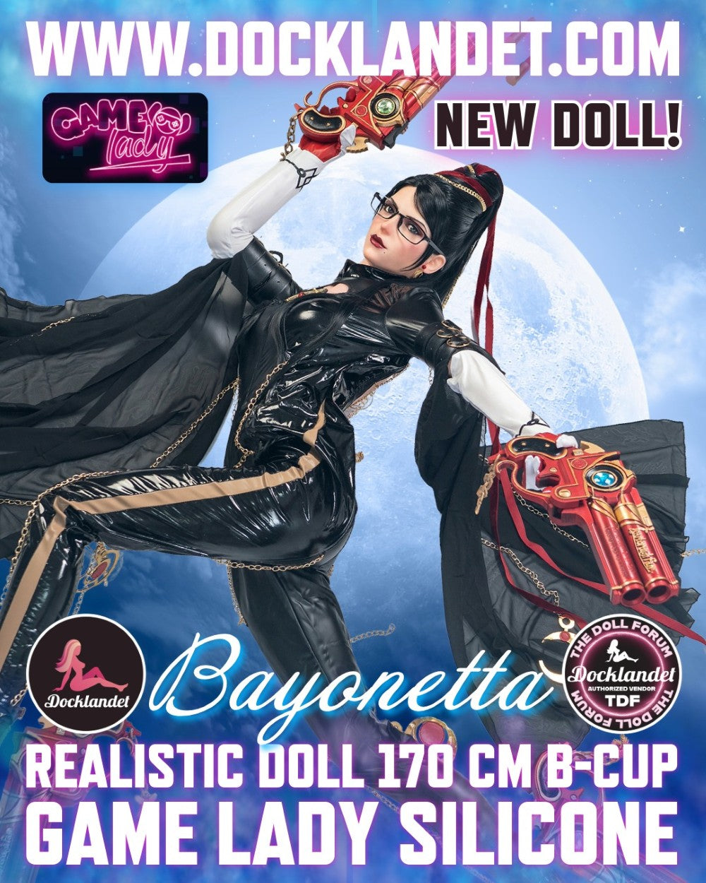 Bayonetta sexpuppe (Game Lady 170cm B-cup Nr.32-1 Silikon)