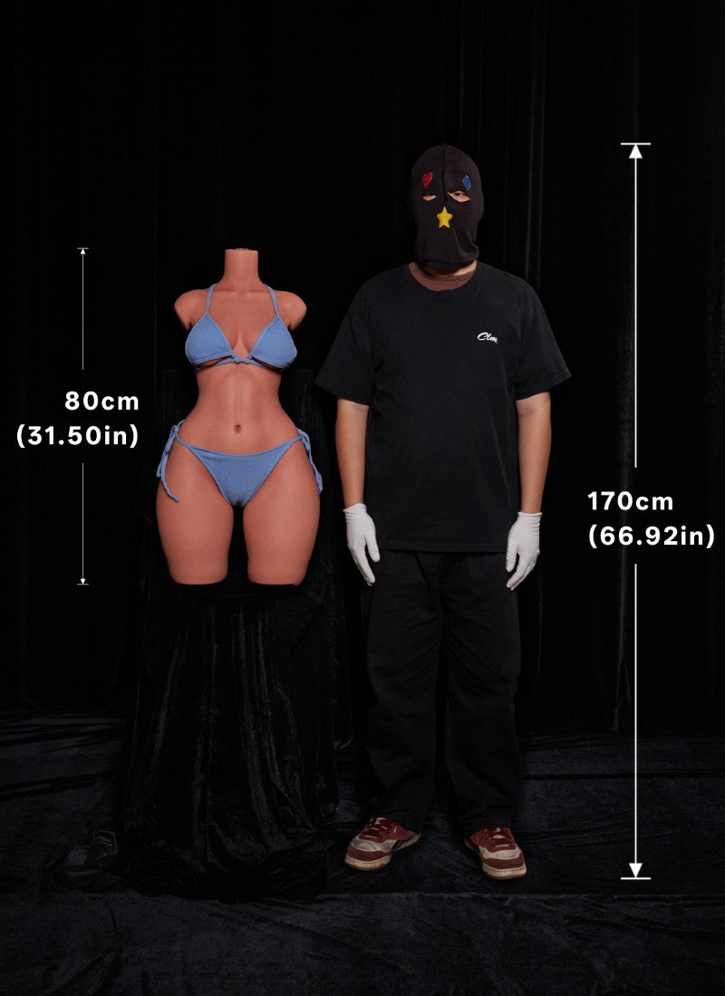 Sport-Torso sexpuppe (Climax Doll ULW 80cm E-cup Silikon)