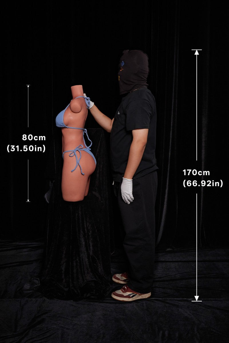Sport-Torso sexpuppe (Climax Doll ULW 80cm E-cup Silikon)