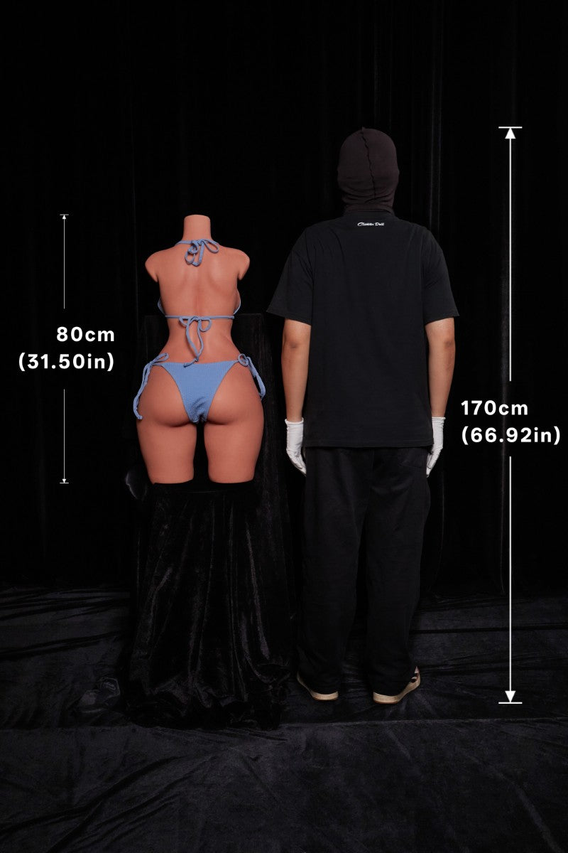 Sport-Torso sexpuppe (Climax Doll ULW 80cm E-cup Silikon)
