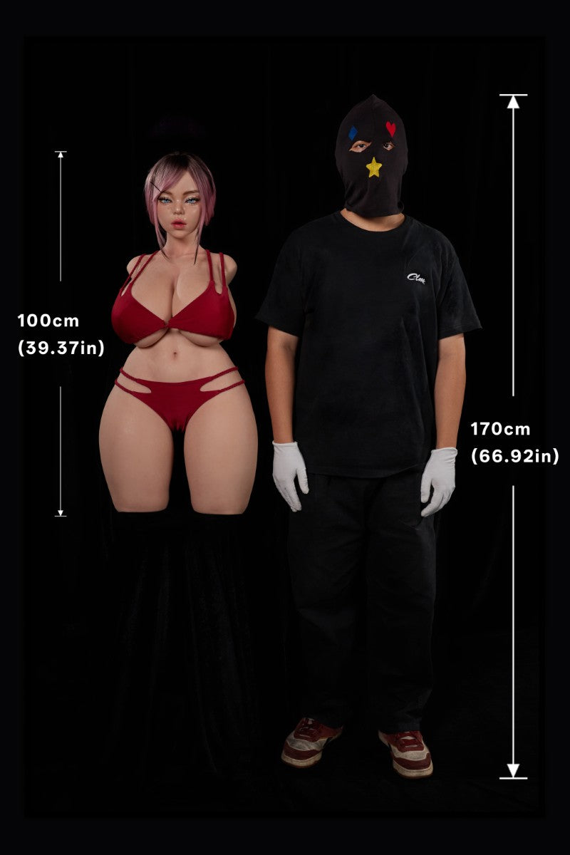 Rhea-Torso sexpuppe (Climax Doll ULW 100cm K-cup Silikon)