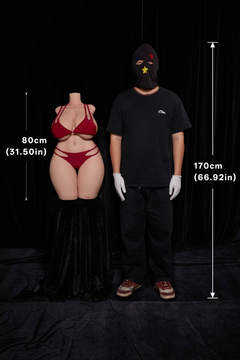 BBW Torso sexpuppe (Climax Doll ULW 80cm K-cup Silikon)