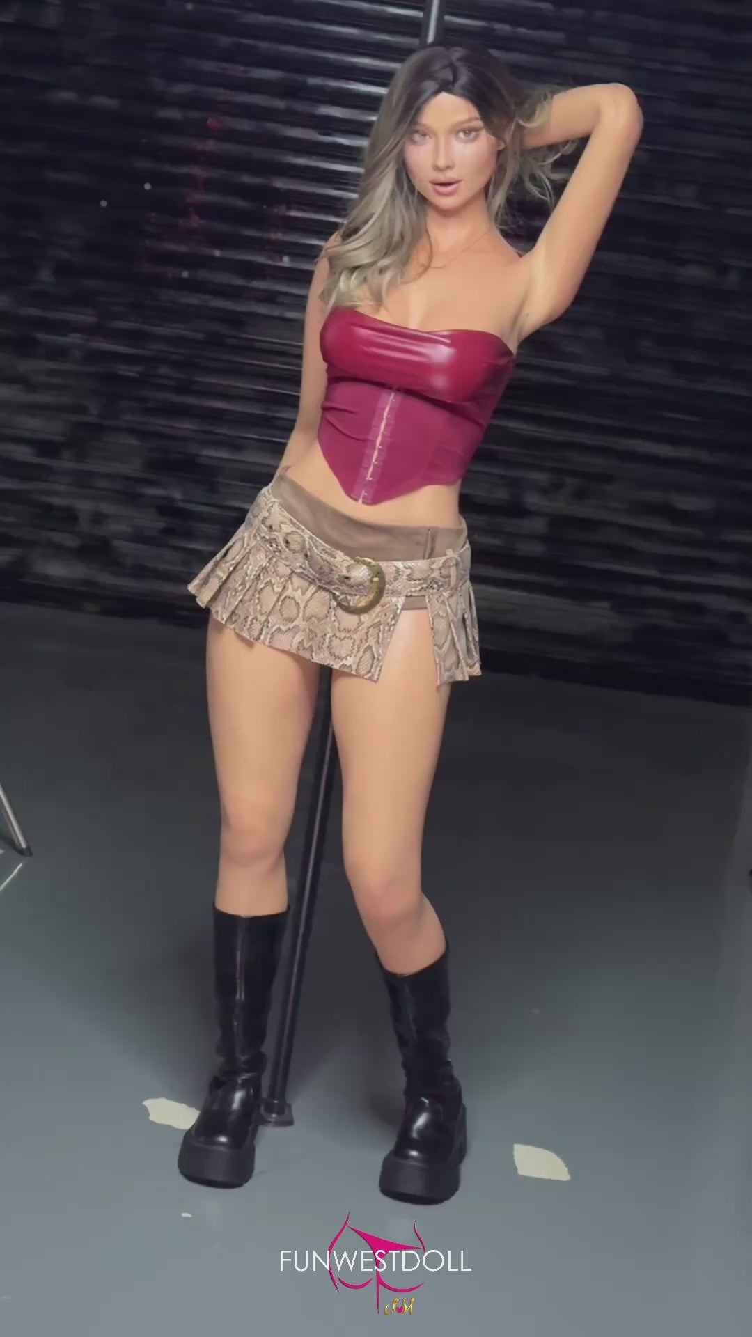 Rose Sex doll (FunWest Doll 168cm D-cup #043SJ RST silicone)