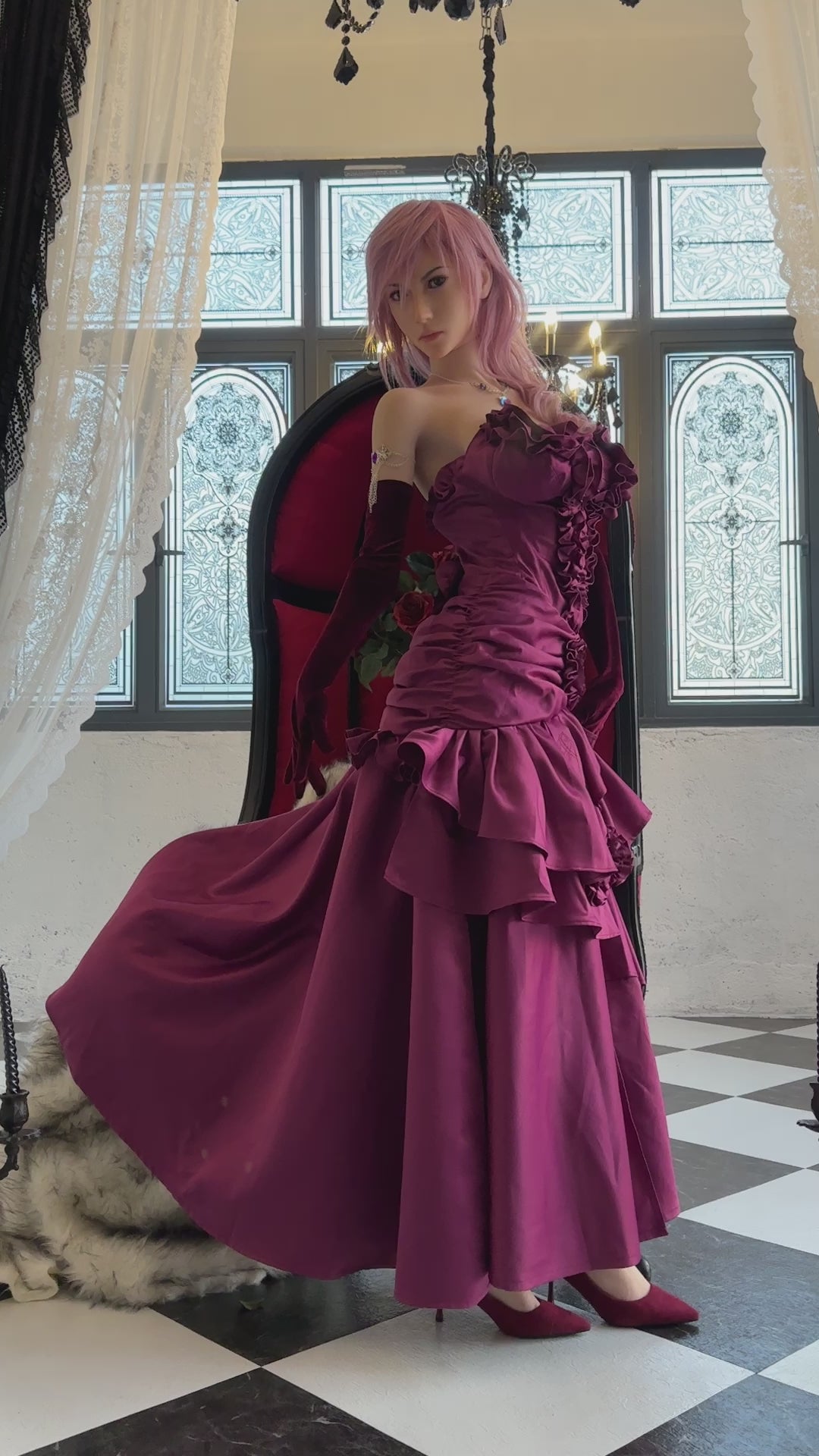 Lightning sexpuppe (Game Lady 171cm G-cup Nr.19 Silikon)