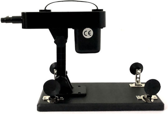 Kompakte und leistungsstarke Sexmaschine mit verstellbarem Winkel (mit Saugnäpfen)