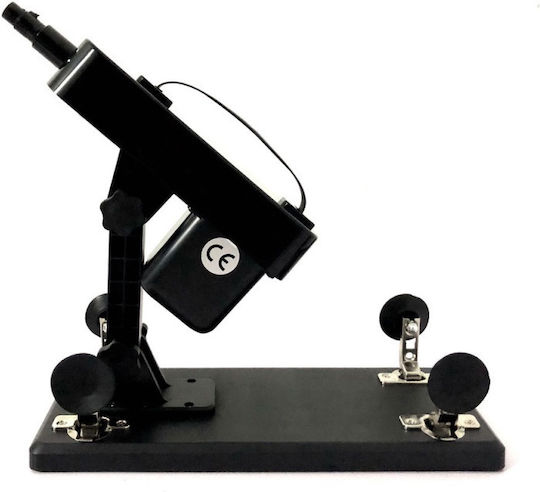 Compact and powerful sex machine with adjustable angle (with suction plugs)