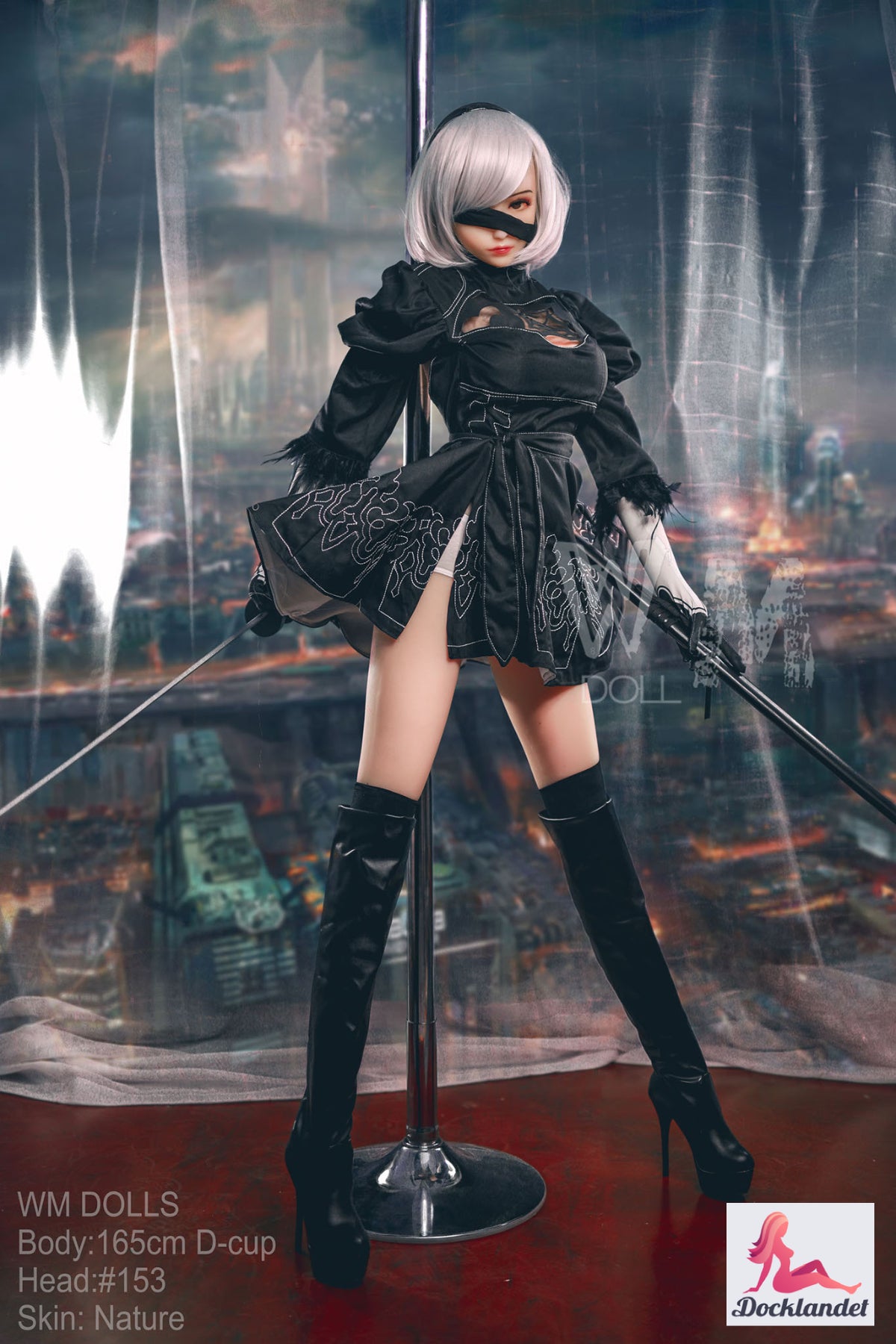 Yorha 2b Sex doll (WM-Doll 165cm D-cup #153 TPE)