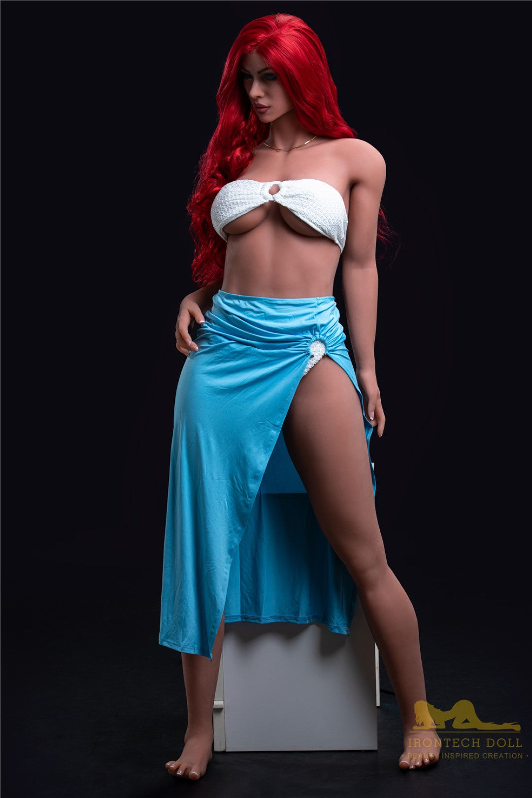 Karminrot sexpuppe (Irontech Doll 171cm D-cup #85 TPE)