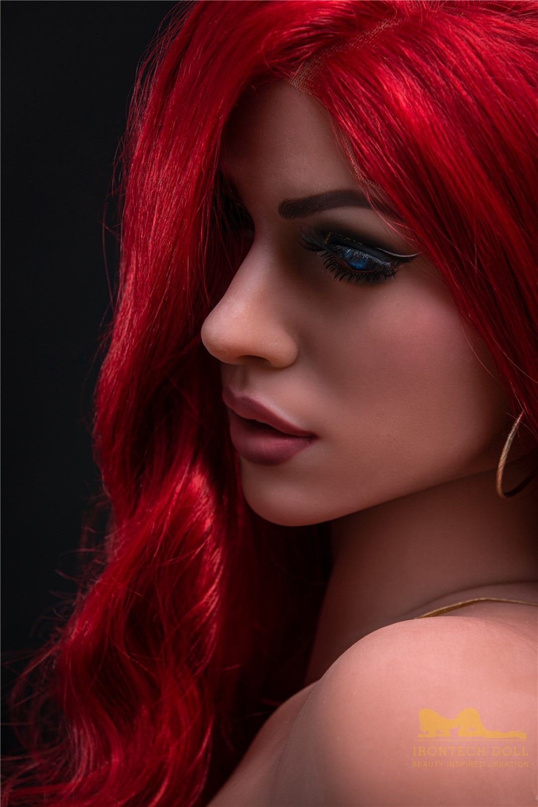 Karminrot sexpuppe (Irontech Doll 171cm D-cup #85 TPE)