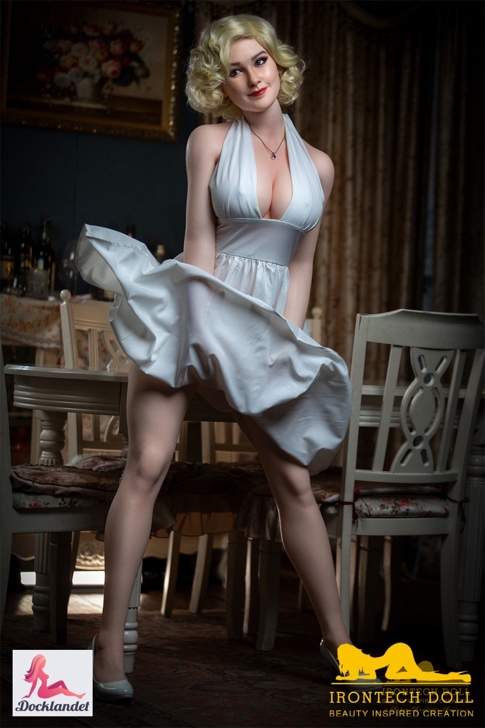 Marilyn sexpuppe (Irontech Doll 164cm E-cup S12 Silikon)